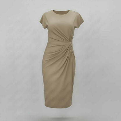 Elegant Midi Dress | Women's Formal Dress