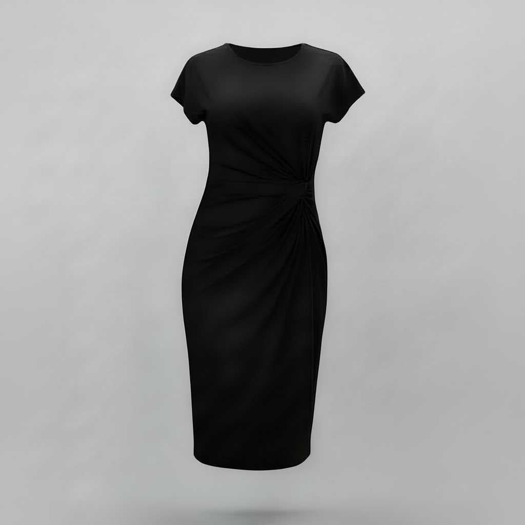 Elegant Midi Dress | Women's Formal Dress