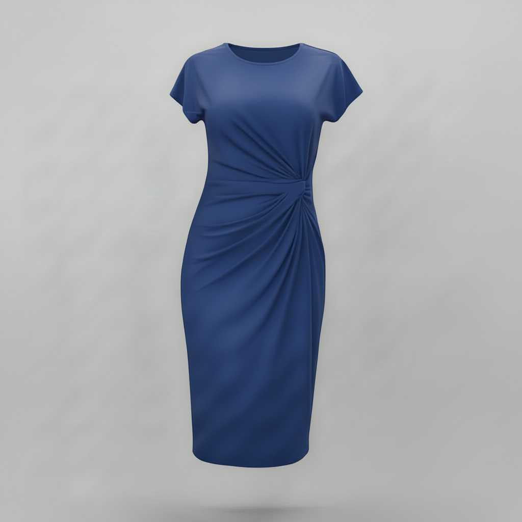Elegant Midi Dress | Women's Formal Dress