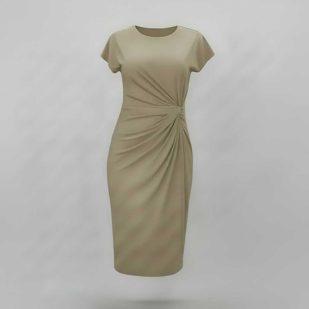 Elegant Midi Dress | Women's Formal Dress
