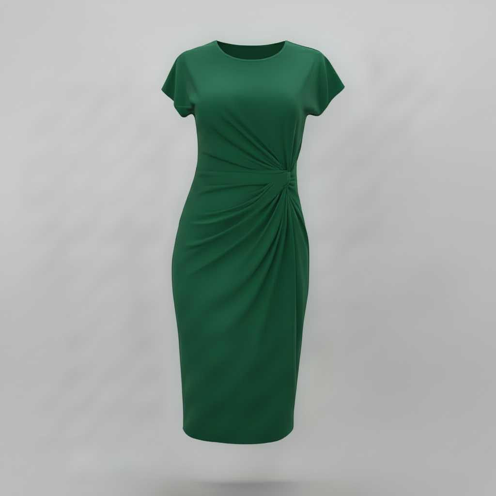 Elegant Midi Dress | Women's Formal Dress