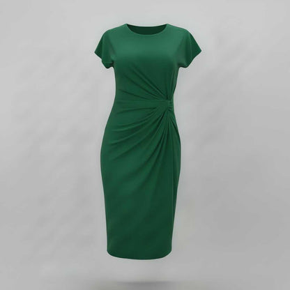 Elegant Midi Dress | Women's Formal Dress