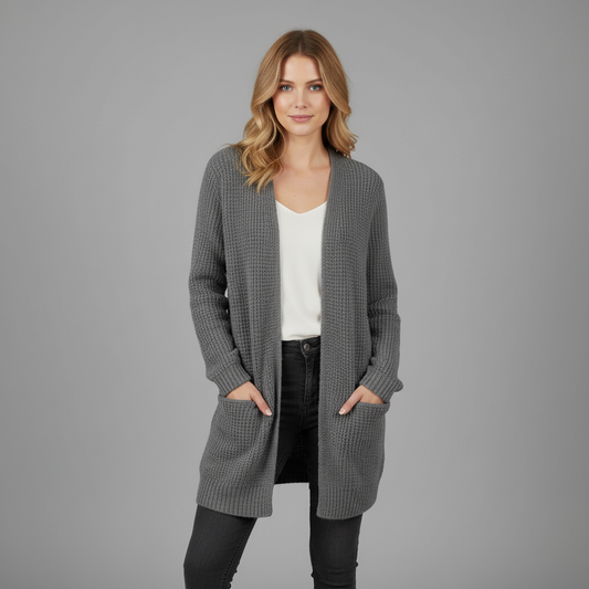 Cozy Black Cardigan | Women's Long Cardigan Sweater