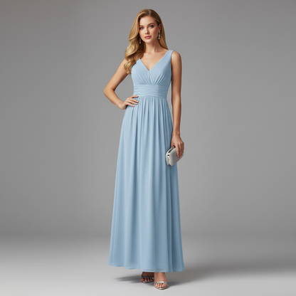 Elegant V-Neck Maxi Dress | Women's Formal Summer Dresses