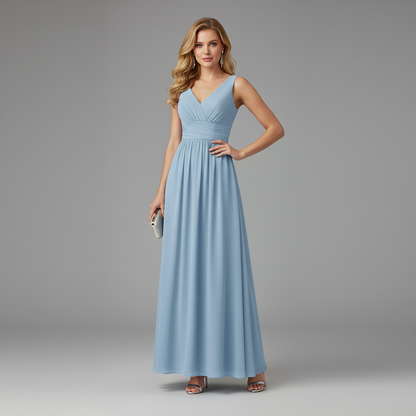 Elegant V-Neck Maxi Dress | Women's Formal Summer Dresses
