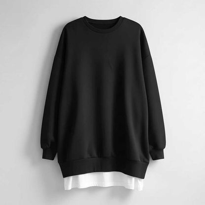Women's Oversized Sweatshirt | Casual Crew Neck Top