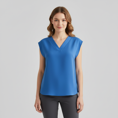 V-Neck Summer Blouse | Women's Casual Fashion Top