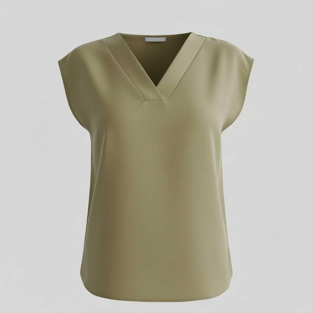 V-Neck Summer Blouse | Women's Casual Fashion Top