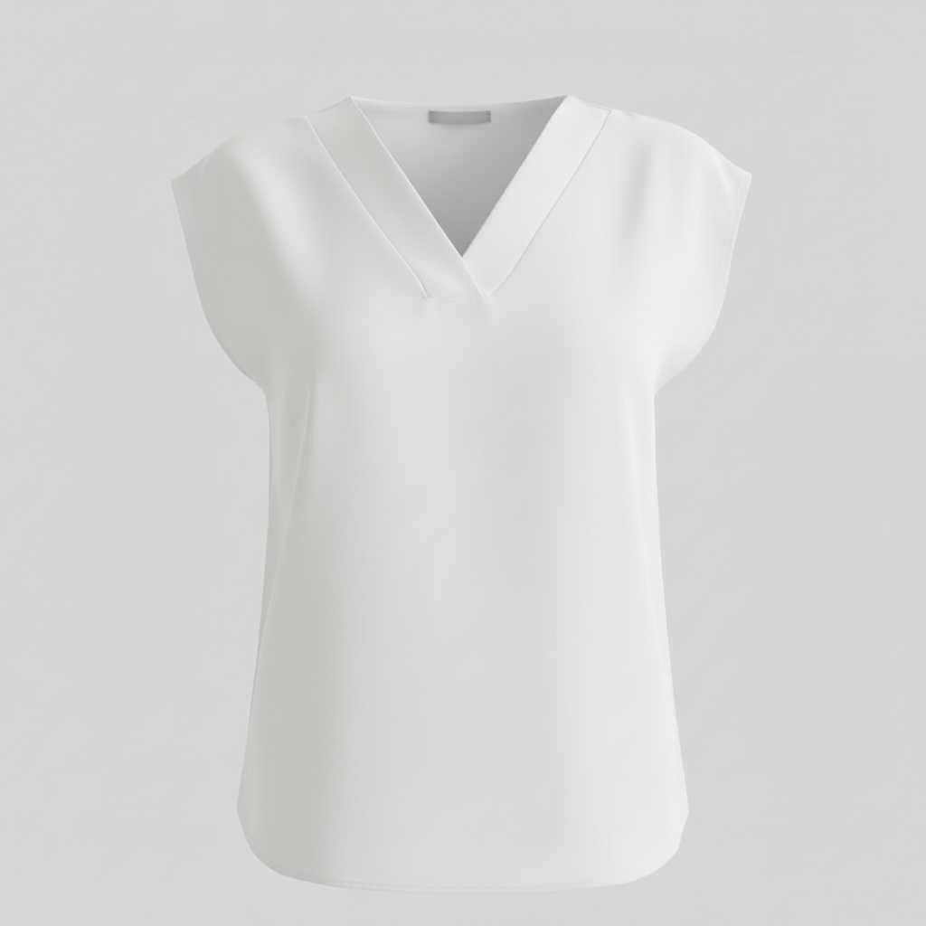 V-Neck Summer Blouse | Women's Casual Fashion Top