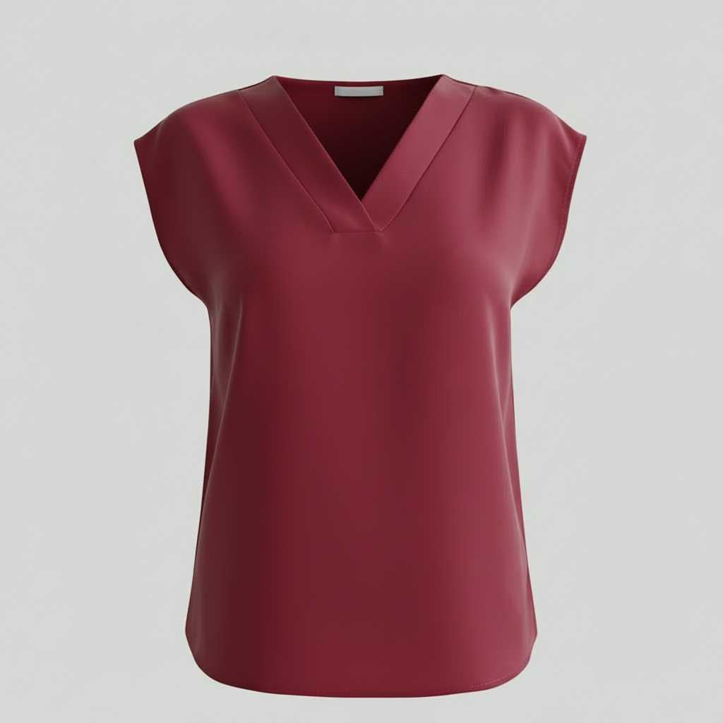 V-Neck Summer Blouse | Women's Casual Fashion Top