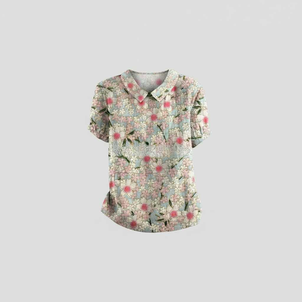 Floral Vintage Blouse | Women's Summer Top