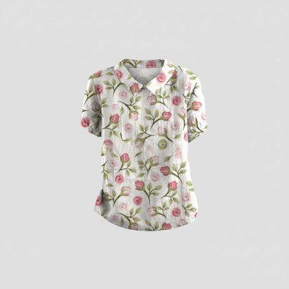 Floral Vintage Blouse | Women's Summer Top