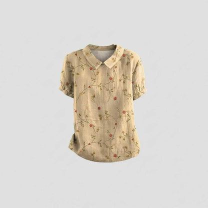 Floral Vintage Blouse | Women's Summer Top