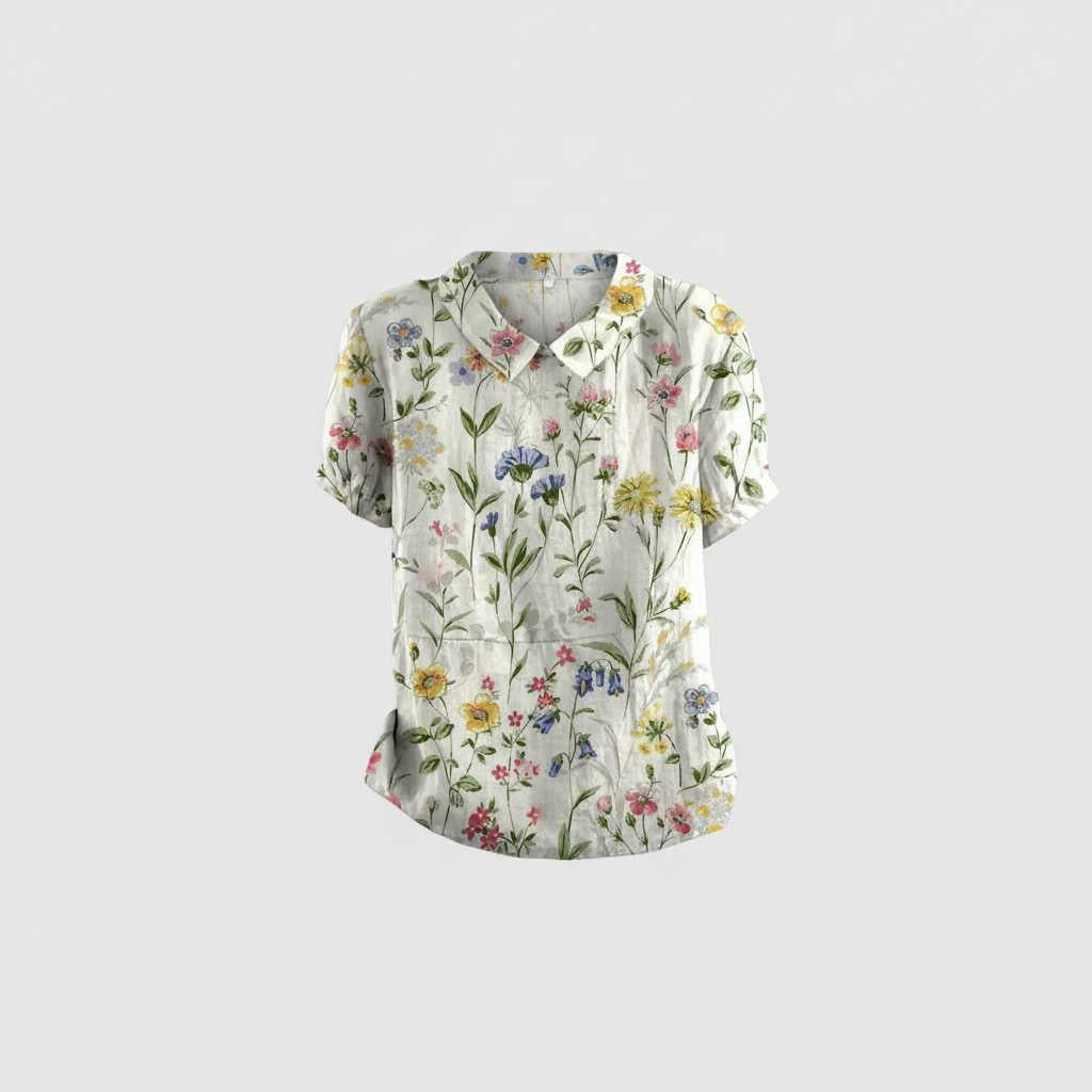 Floral Vintage Blouse | Women's Summer Top