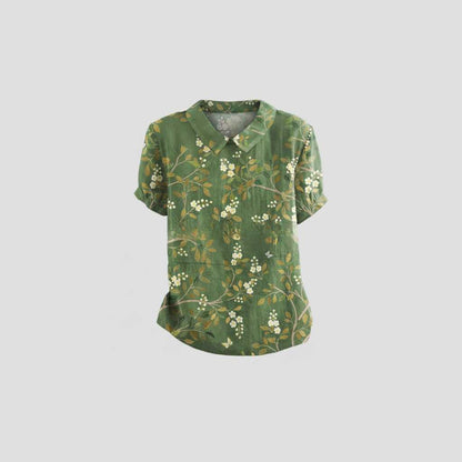Floral Vintage Blouse | Women's Summer Top