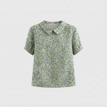 Floral Vintage Blouse | Women's Summer Top