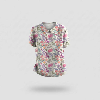 Floral Vintage Blouse | Women's Summer Top