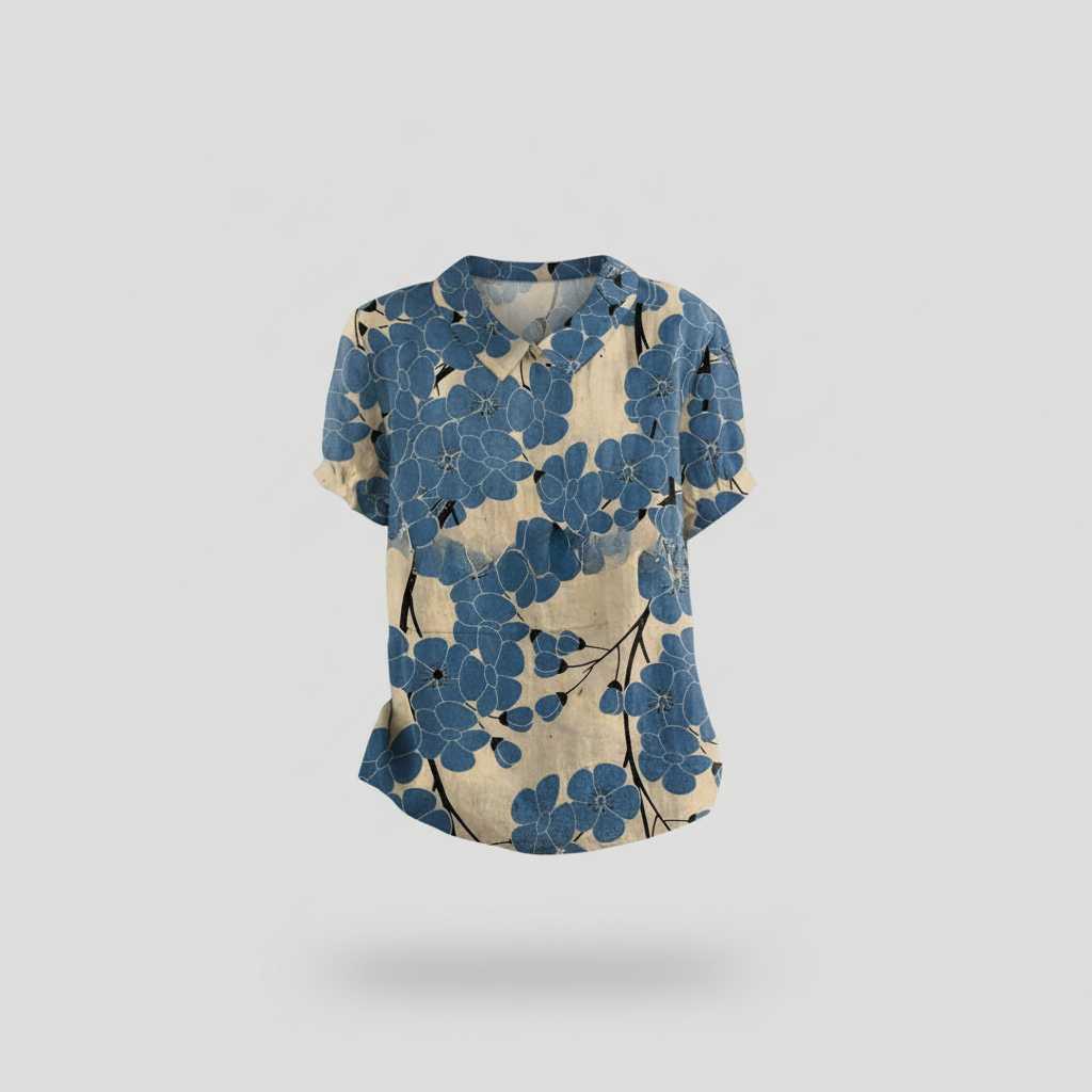 Floral Vintage Blouse | Women's Summer Top