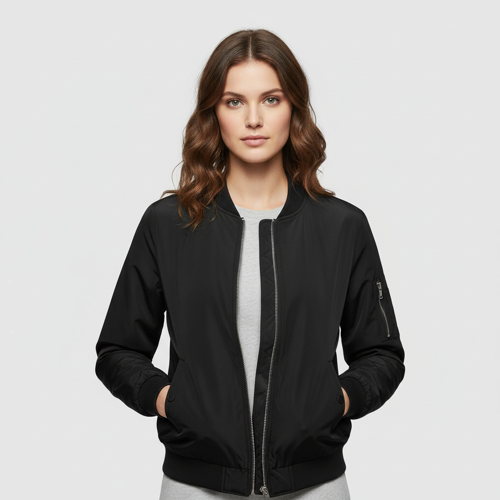 Women's Short Bomber Jacket | Stylish Women's Jacket