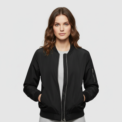 Women's Short Bomber Jacket | Stylish Women's Jacket